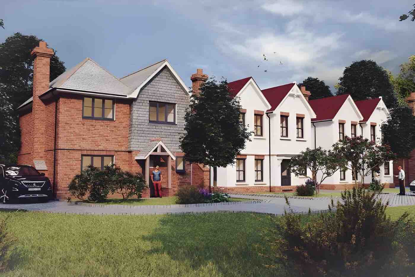 Nine brand-new houses for Frogmore, Hertfordshire, AL2