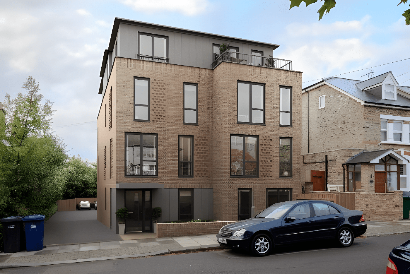 Nine Apartments for North Finchley, London