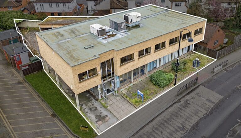 Vacant Class E building with development and asset management potential in Loughton