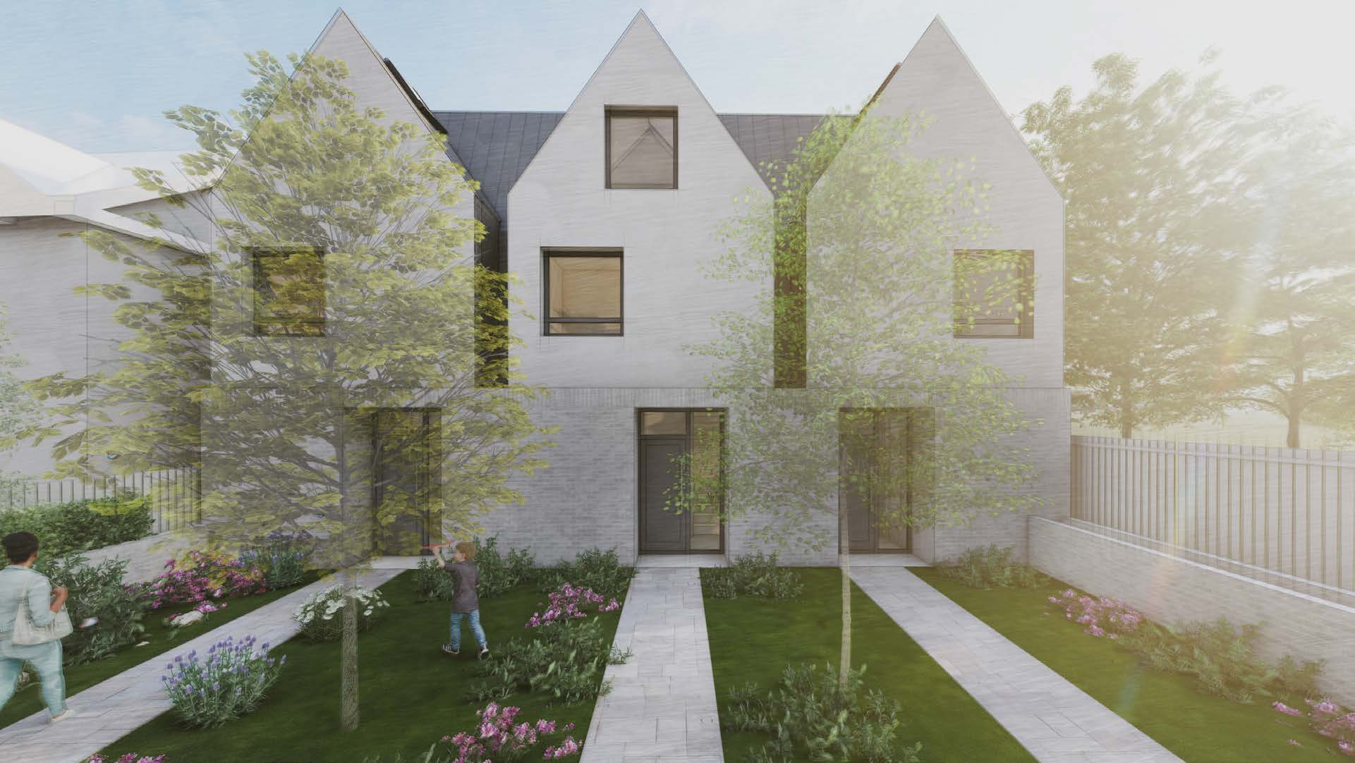 Three brand-new houses for Borehamwood, Hertfordshire, WD6